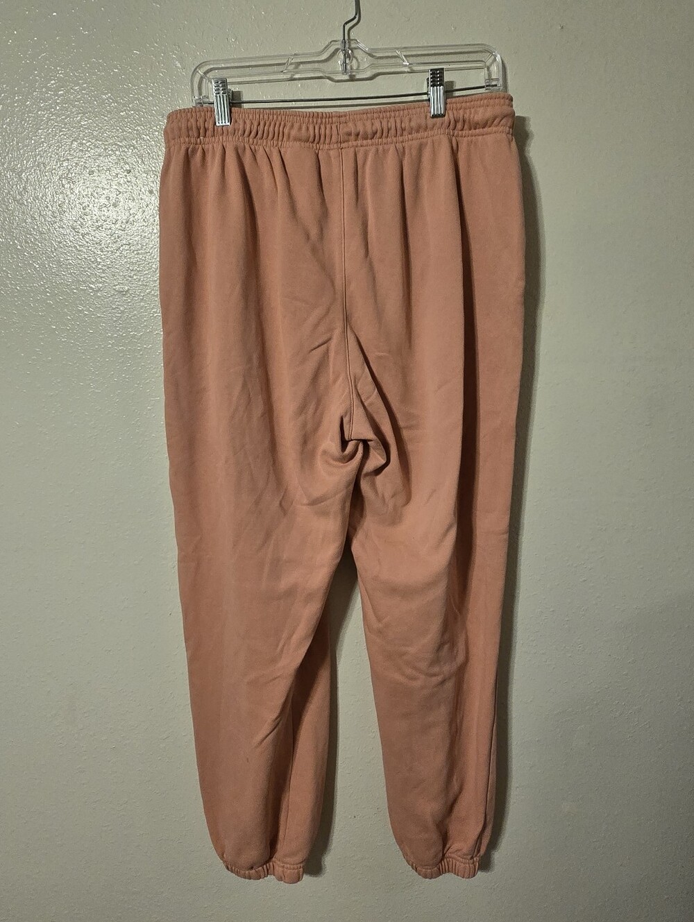 Nike Jordan Women's Essentials Fleece Sweatpants Loose Fit Pink L - Faint Spots - Picture 7 of 9